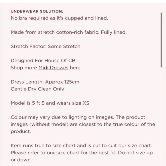 House of CB Rosalee Floral Pink Midi - Picture 7 of 12